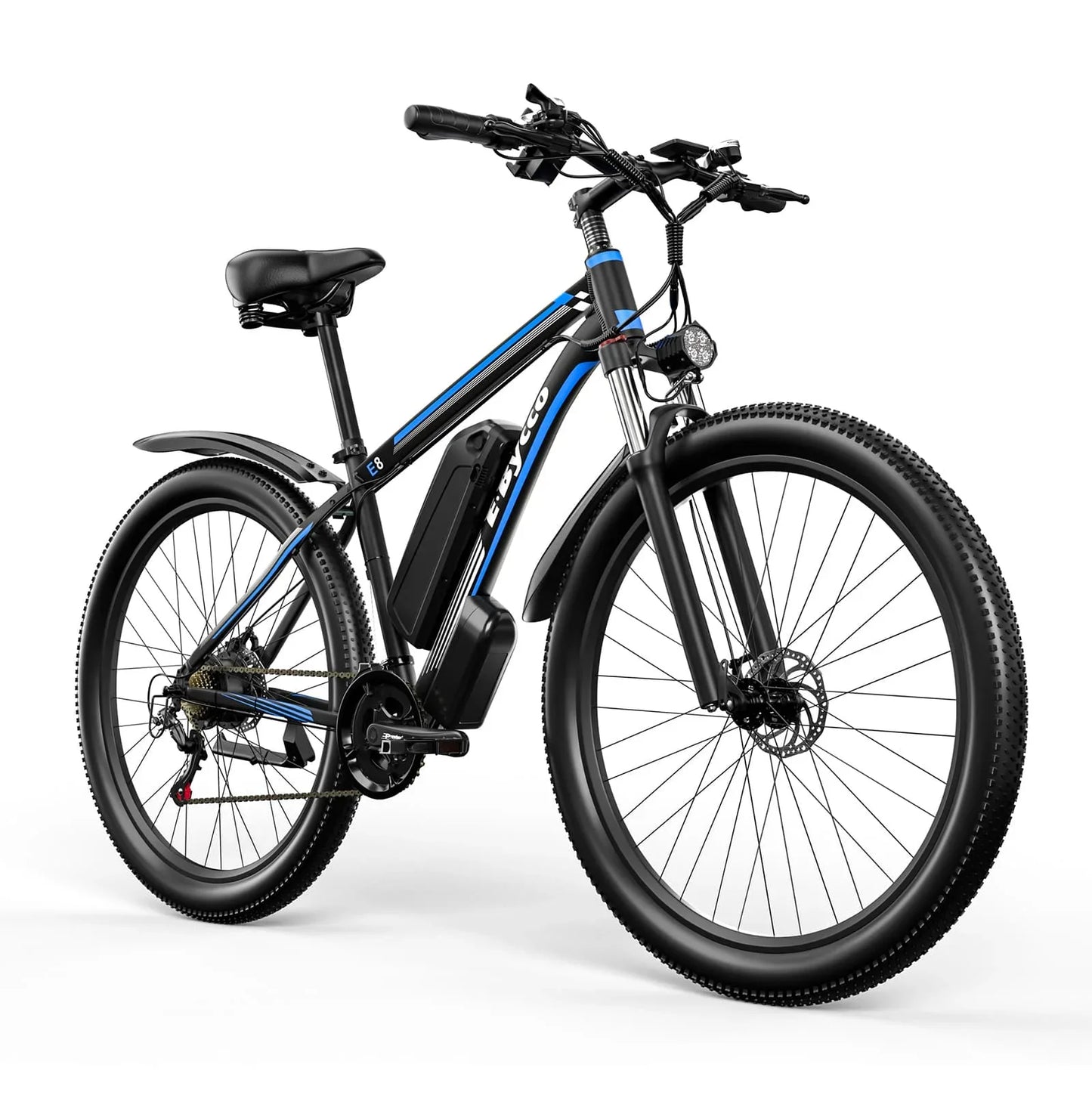 Elcykel 750W motor 48V17,5Ah aftageligt batteri