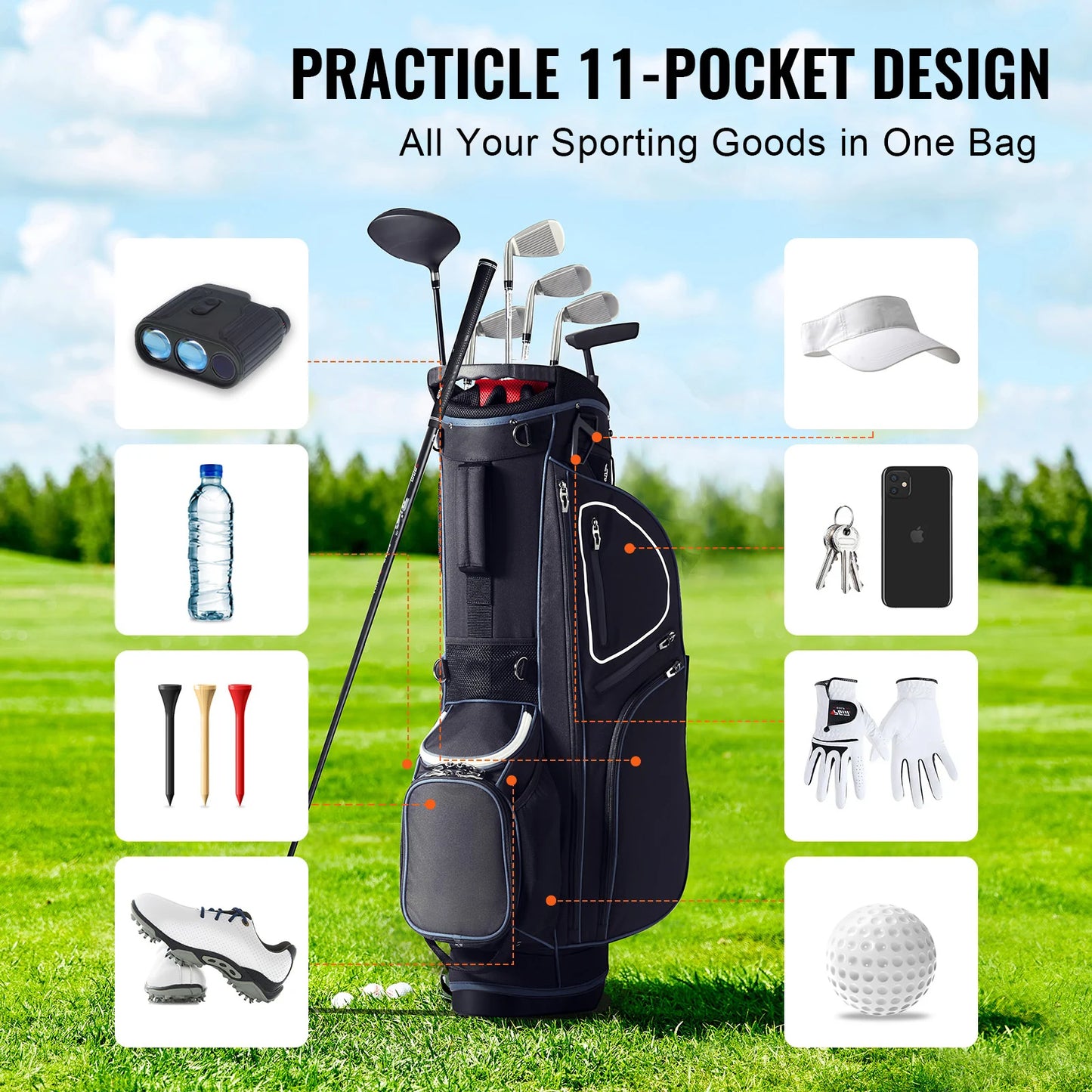 Golftas van topkwaliteit